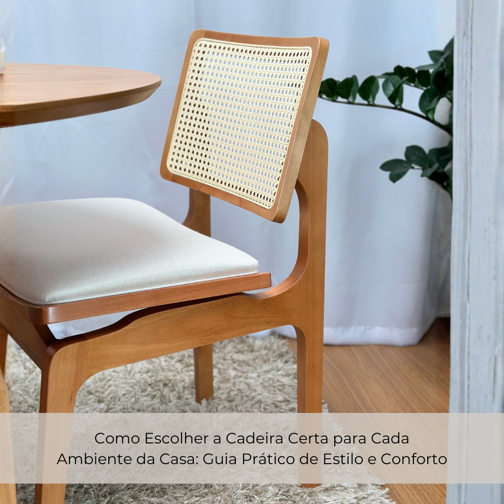 Como Escolher a Cadeira Certa para Cada Ambiente da Casa: Guia Prático de Estilo e Conforto