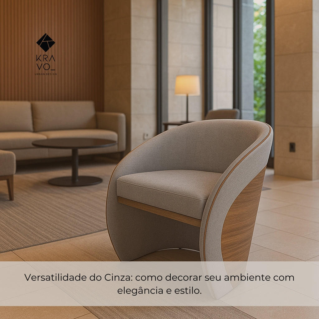 Versatilidade do Cinza: como decorar seu ambiente com elegância e estilo.