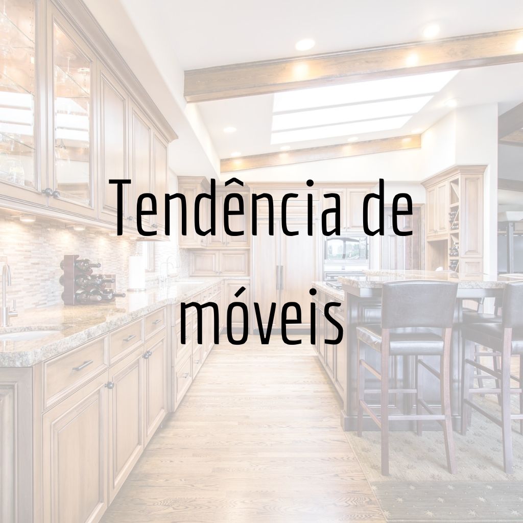 Tendência de móveis para cozinha e sala de jantar