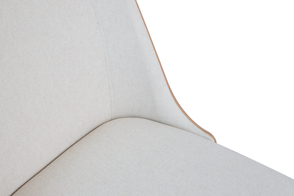 Mesa de Jantar Orgânica Luna 180x100 em Cinamomo + 2 Cadeiras de Jantar Malu + 2 Cadeiras de Jantar Gina