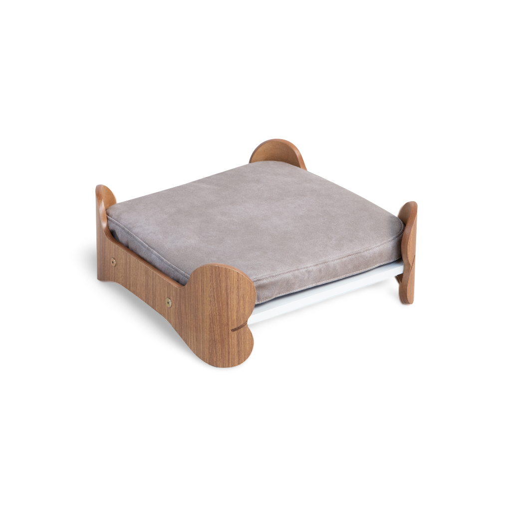 Cama Pet Microporte Cor Freijó Morfeu Veludo Claro