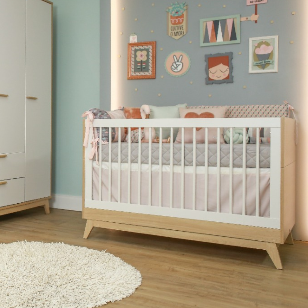 Berço para bebe Berço 2 em 1 Berço 2 em 1