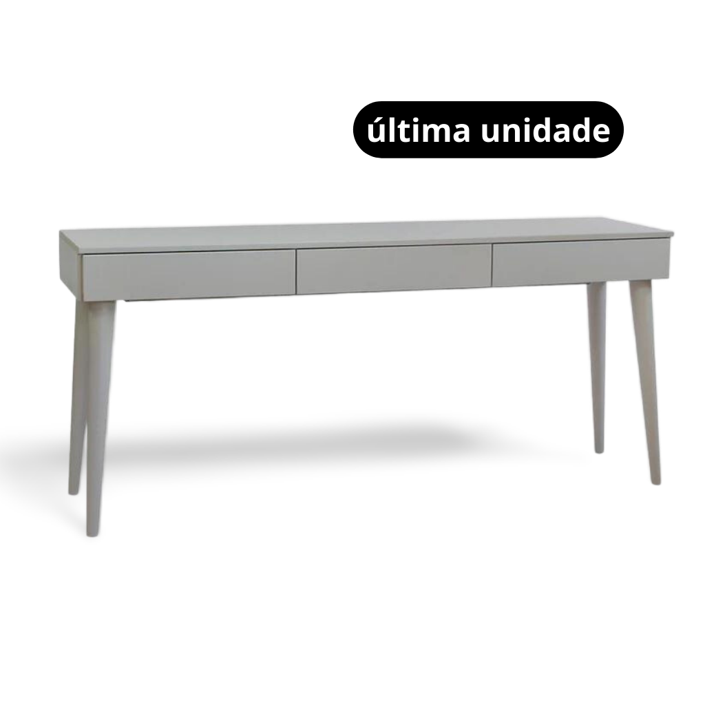 Aparador / Escrivaninha com 3 Gavetas Wall Areia