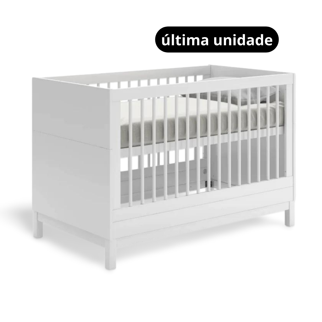 Berço 2 em 1 Cozy Branco