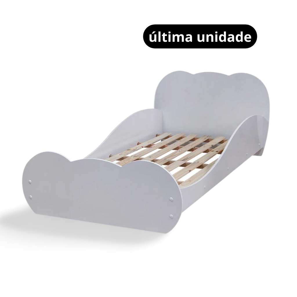 Cama de Madeira Infantil Ayla Cor Branca