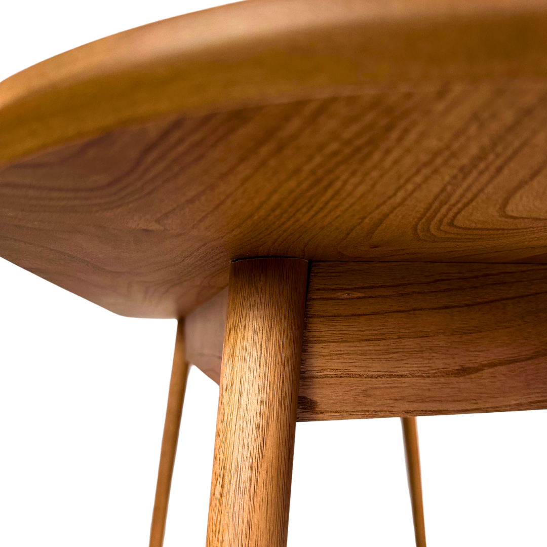 Mesa De Jantar Redonda Com Pés Palito 100cm - Cinamomo