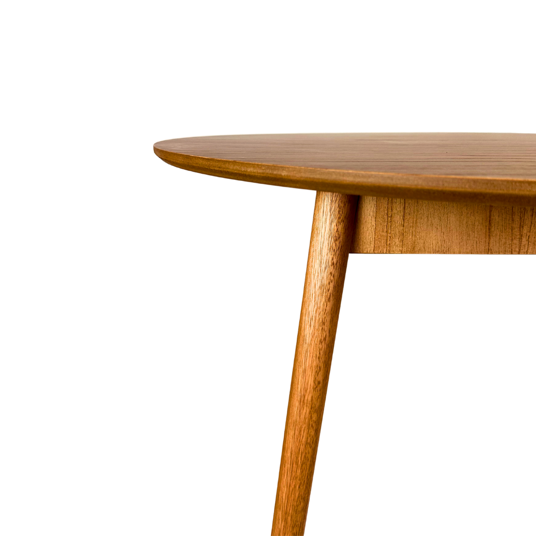 Mesa De Jantar Redonda Com Pés Palito 100cm - Cinamomo