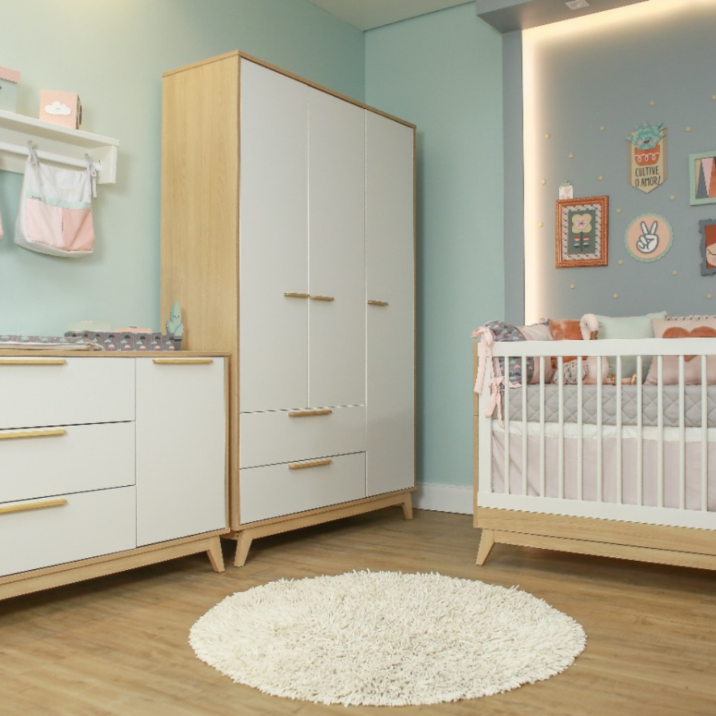 quarto branco, trio moveis para bebe, quarto infantil, berço, trocador, quarto para bebe