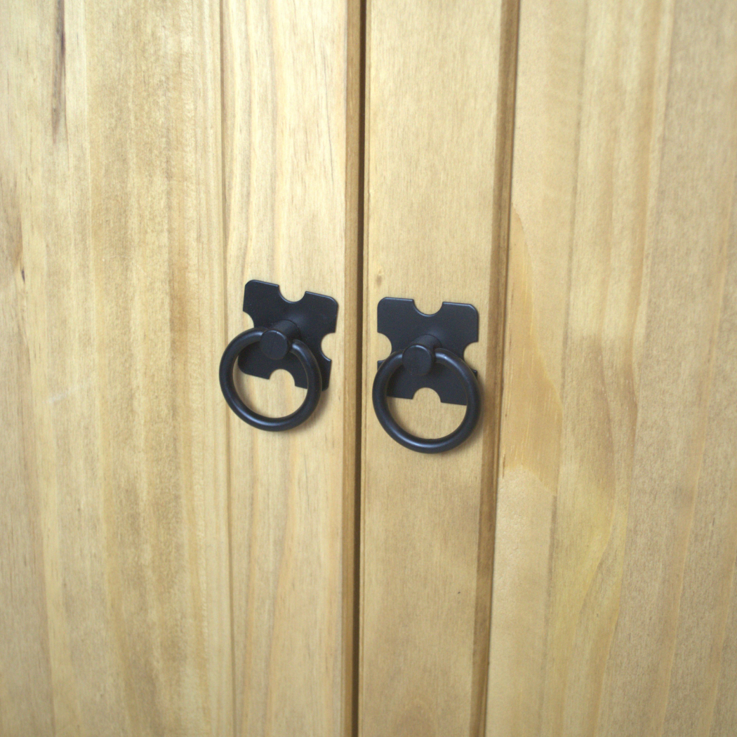 Balcão 2 Portas em Madeira Cor Natural Boho