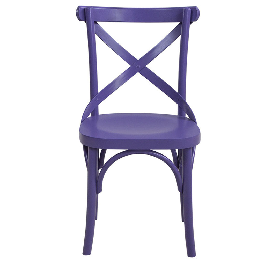 cadeira x boho cor very peri lavanda, visto de frente