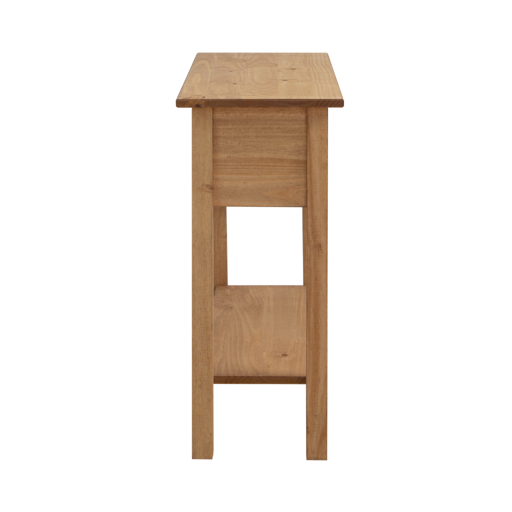 Aparador de Cozinha de lado com 2 gavetas, com prateleira baixa, cor madeira natural