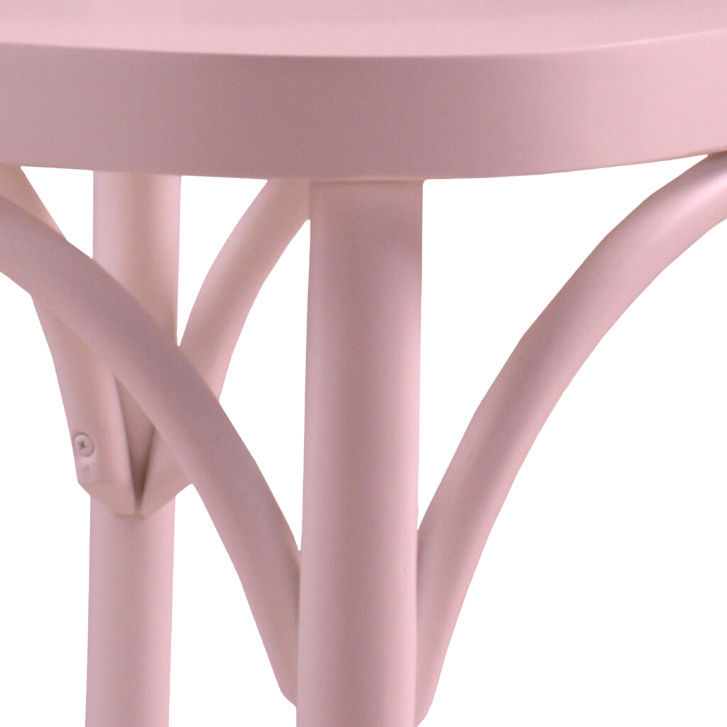 Cadeira de Madeira X Boho Cor Rosa Pastel