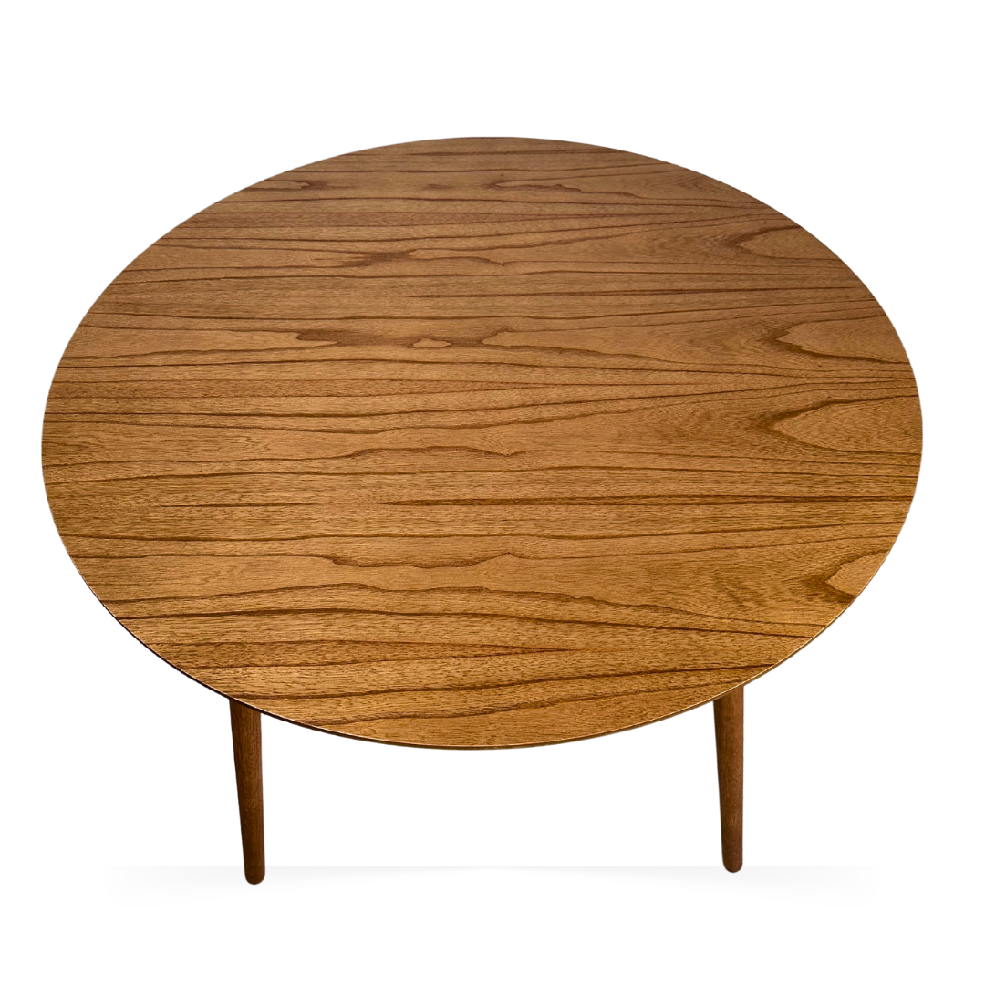 Mesa De Jantar Redonda Com Pés Palito 100cm - Cinamomo