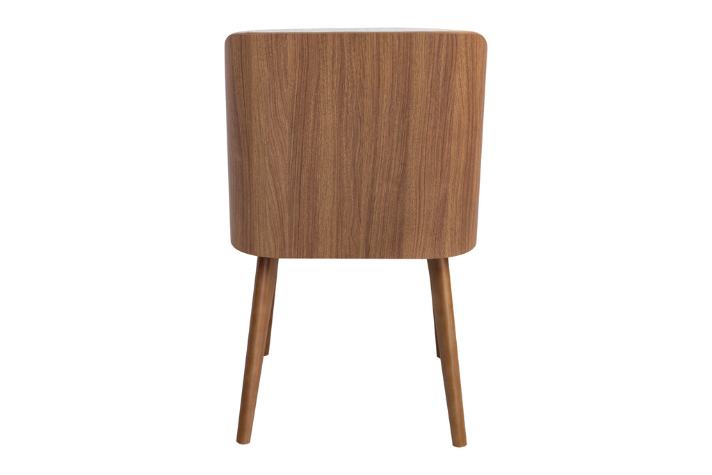 Mesa de Jantar Savana com Tampo e Base Oval 200x100 em Cinamomo + 2 Cadeiras de Jantar Malu + 2 Cadeiras de Jantar Gina