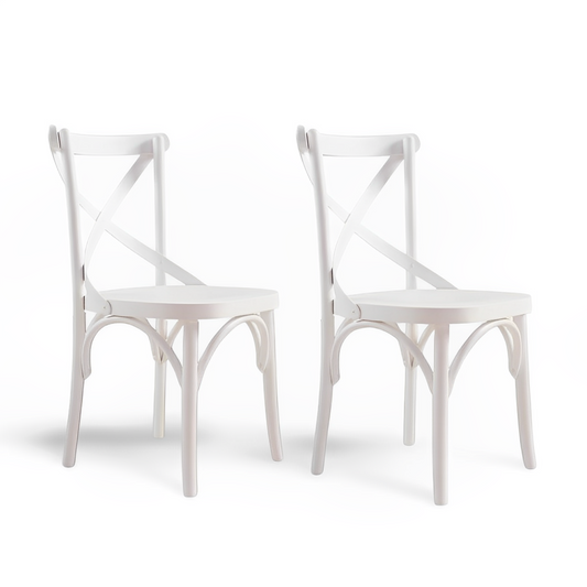 Cadeira X Boho Branca - kit com 2