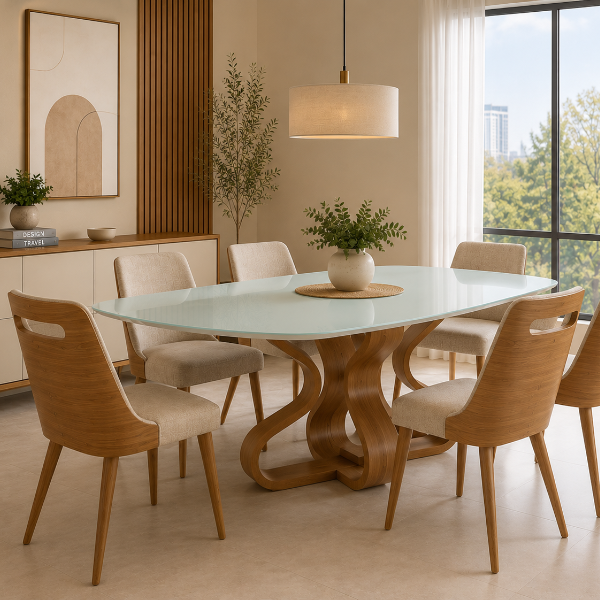 Ambiente decorado com móveis Kravo