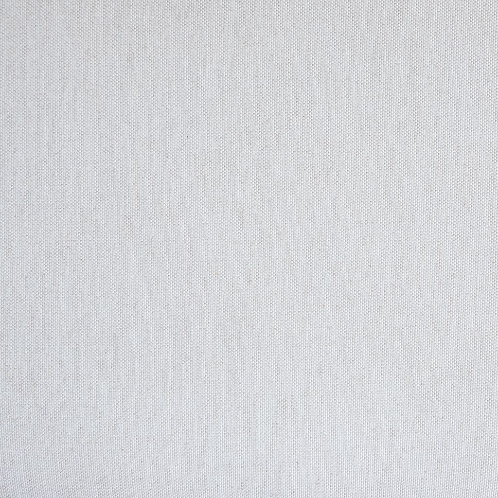 Banqueta Madeira com Trama Natural e Estofado Silvia cor Amêndoa Tecido Linho Creme Baixa