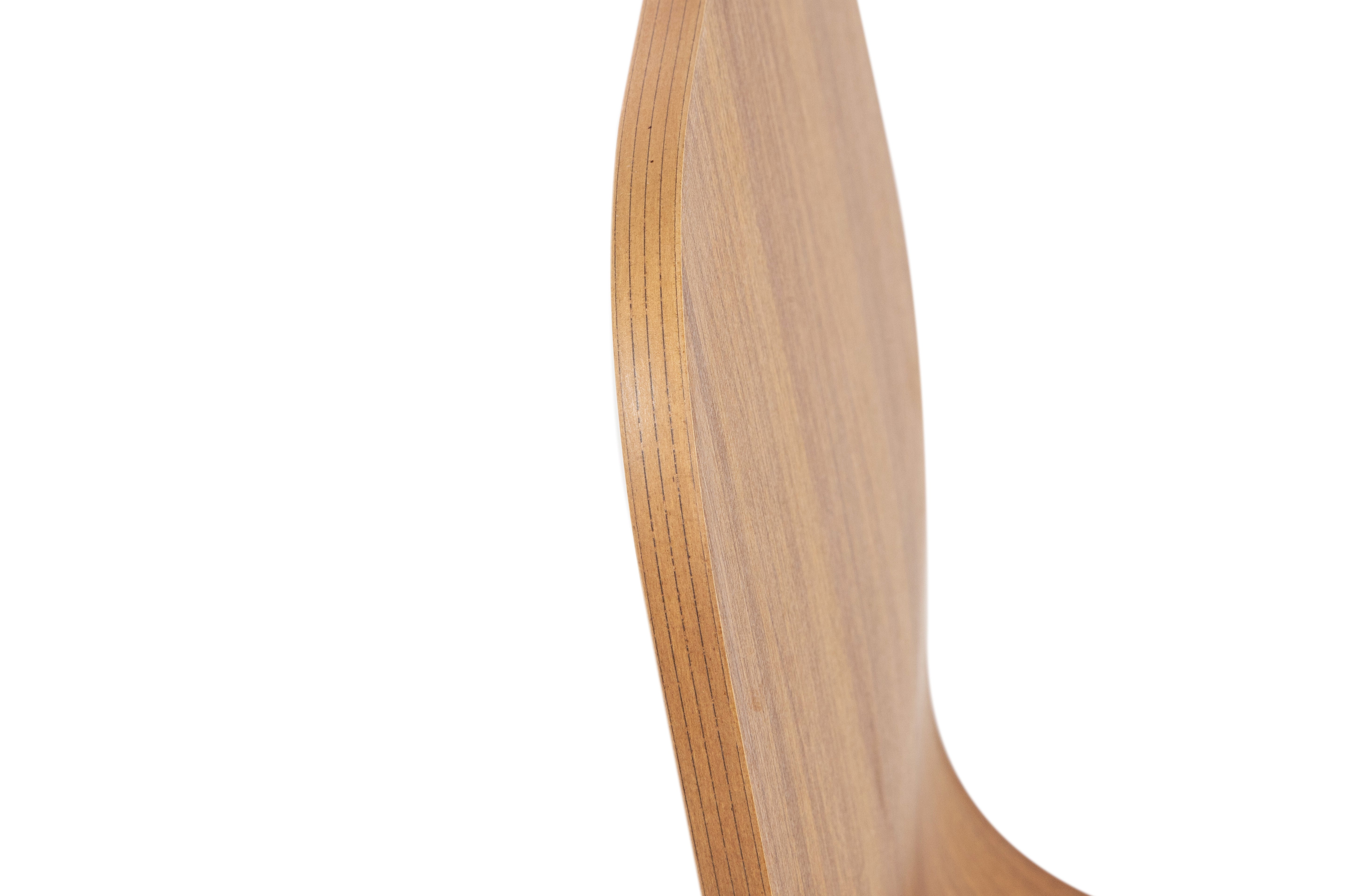 Cadeira de Jantar Lidiane Cor Freijó Tecido Cotone Bege - Kit com 4