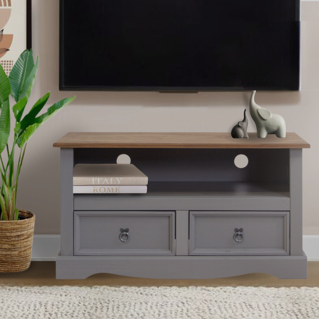 rack,rackcinza,sala,televisao,gaveta,decoracao,cinza,rackaboho,madeira,planta