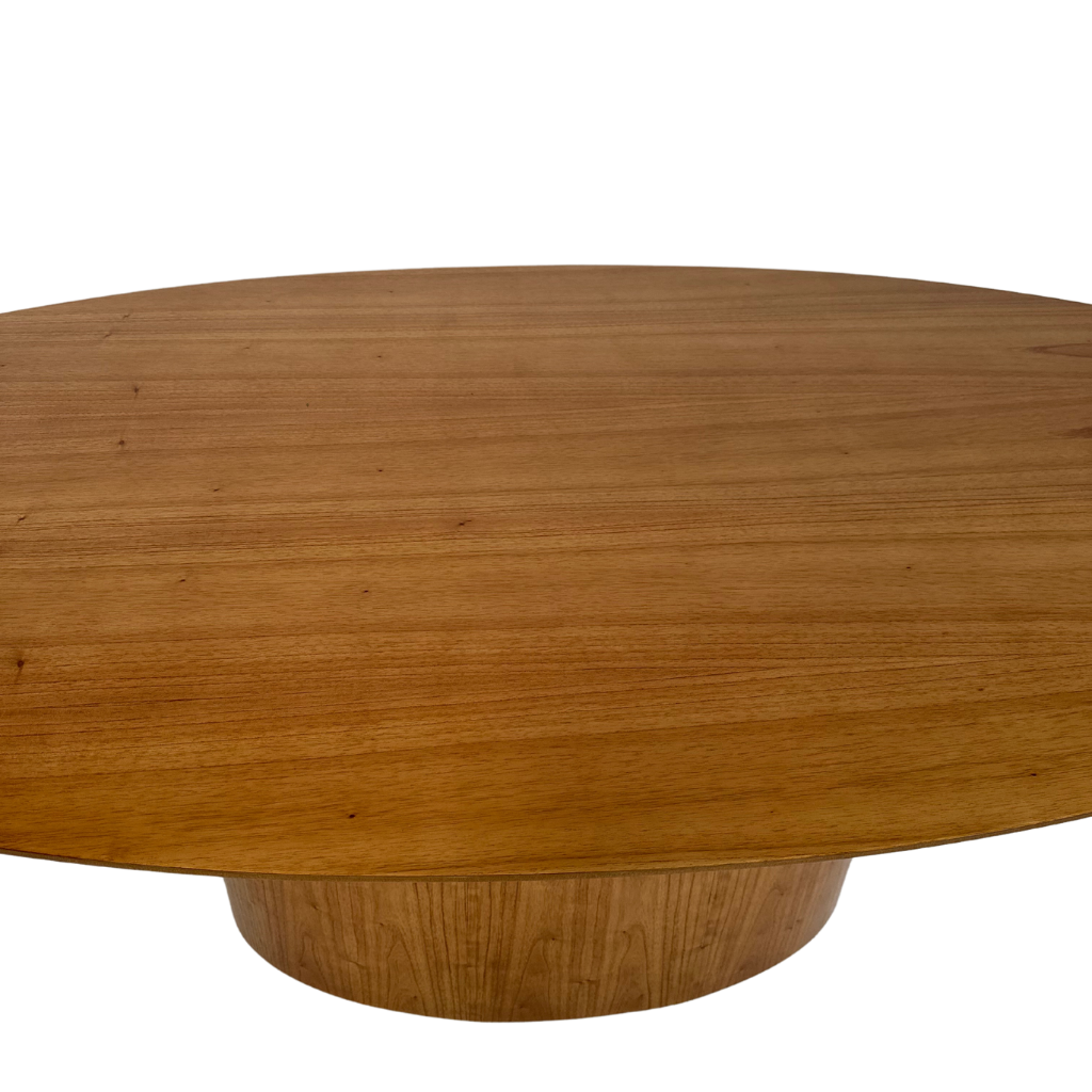 Mesa de Jantar Savana com Tampo e Base Oval 200x100 em Cinamomo