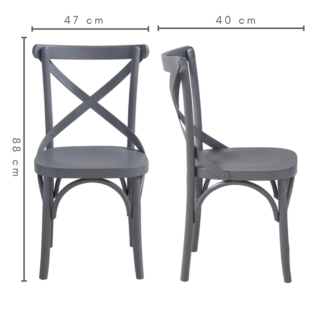cadeira x boho cor cinza, medidas    A= 88 cm     C=47 cm      L= 40 cm